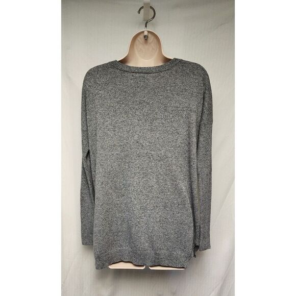 American Eagle Long Sleeve Oversized Sweater Gray Womens Pullover Knit S/P - Picture 4 of 9